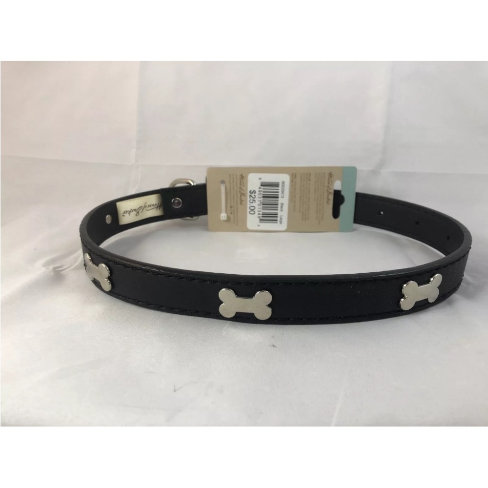Dog Collar X-small House of Barker Brown Leather Neck 6.5”-10”